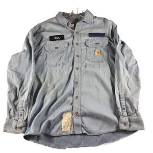 Walt Disney Work Parks Maintenance Cast Member Shirt Carhartt FR Sz Large Prop